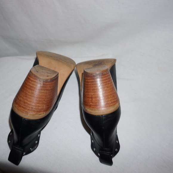 REBECCA MINKOFF Lana Black Studded Bootie split shaft Shootie sz. 8 Cuban heel - Picture 12 of 16